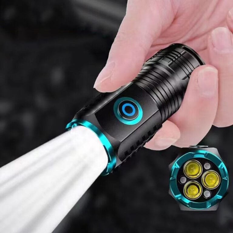 Metal Body Flash Super Power Flashlight